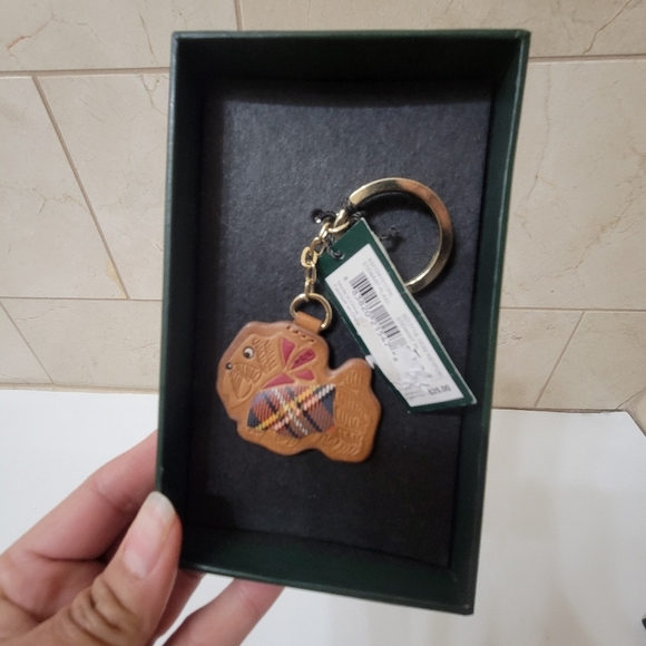 NWT RALPH LAUREN Leather key ring scootie Dog. - Picture 3 of 9